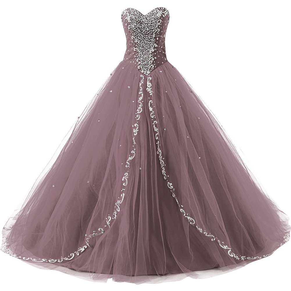 JAEDEN Sweetheart Neckline Long Quinceanera Dress - Elegant Formal Prom Ball Gown for Weddings, Homecoming & Special Occasions