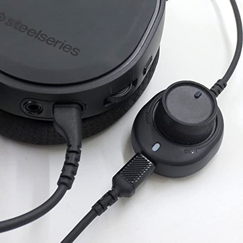 SteelSeries Arctis Replacement Audio Cable - Compatible with Arctis 7/5/3/Pro Wireless/Pro Gaming Headsets - 3.5mm Male to Female Adapter Included - Perfect for Gaming, Streaming & Home Office Use