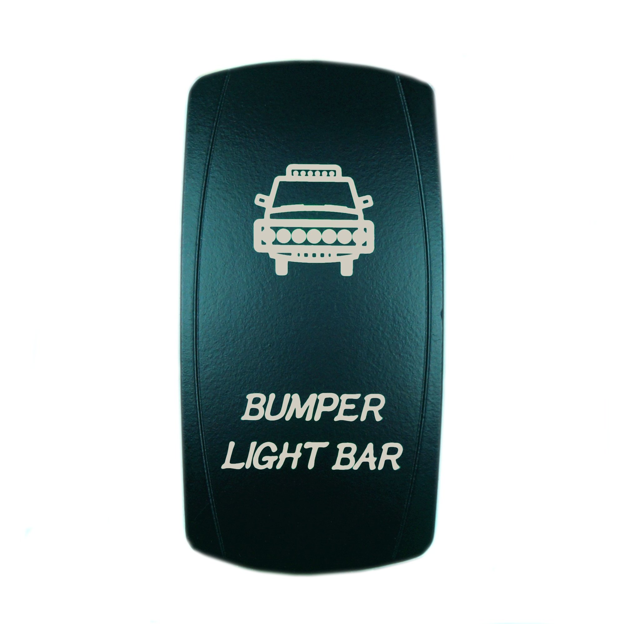 STV Motorsports® Laser Red Rocker Switch Bumper Light - 20A 12V On/Off LED Light for Off-Road Trucks, Jeeps & ATVs - Waterproof & Durable for Outdoor Adventures