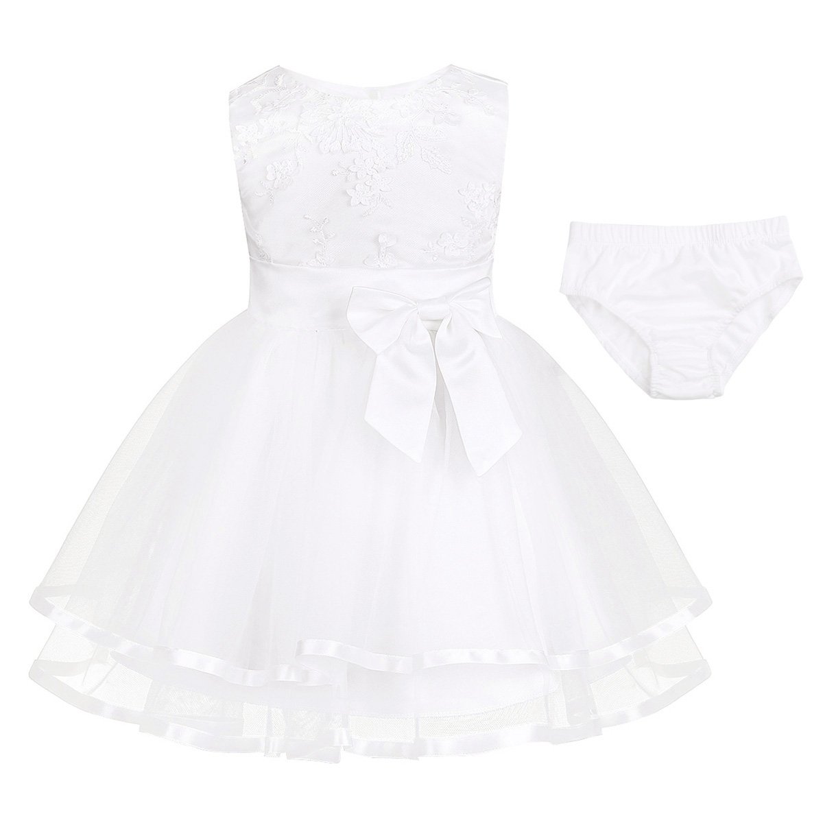MSemis Girls' Floral Rose Short Sleeve Tutu Dress - Princess Party Gown for Weddings, Birthday Celebrations & Special Occasions