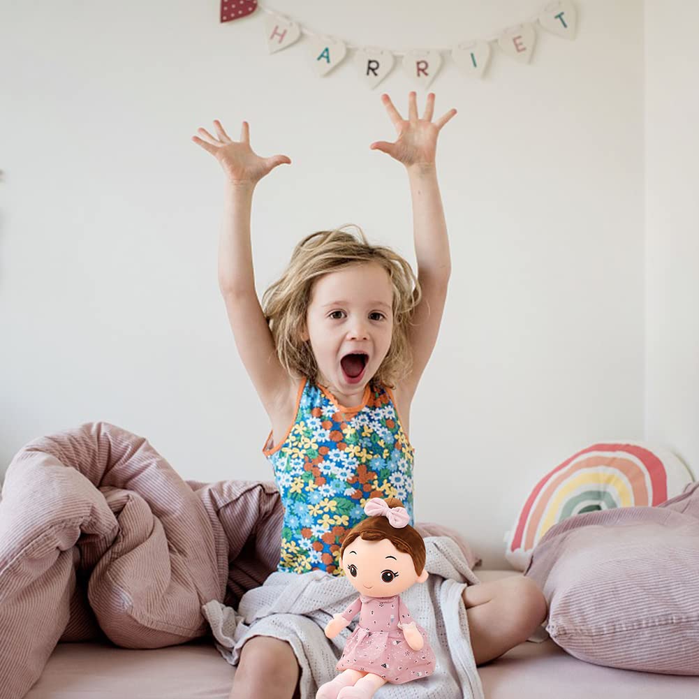 LICHENGTAI Soft Plush Baby Doll Toy - Cute Mini Princess Stuffed Animal, Perfect Gift for Toddler Girls | Nursery Decor, Birthday Present, Kids Room Decoration, Cuddly Companion for Playtime & Bedtime