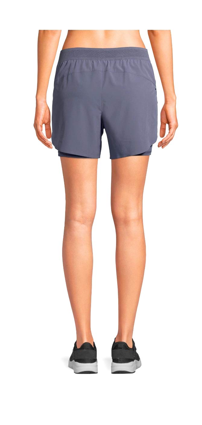 Avia Women's Running Shorts - High Waist Athletic Shorts for Women, Breathable Workout Shorts with Pockets - Perfect for Running, Gym, Yoga & Outdoor Activities