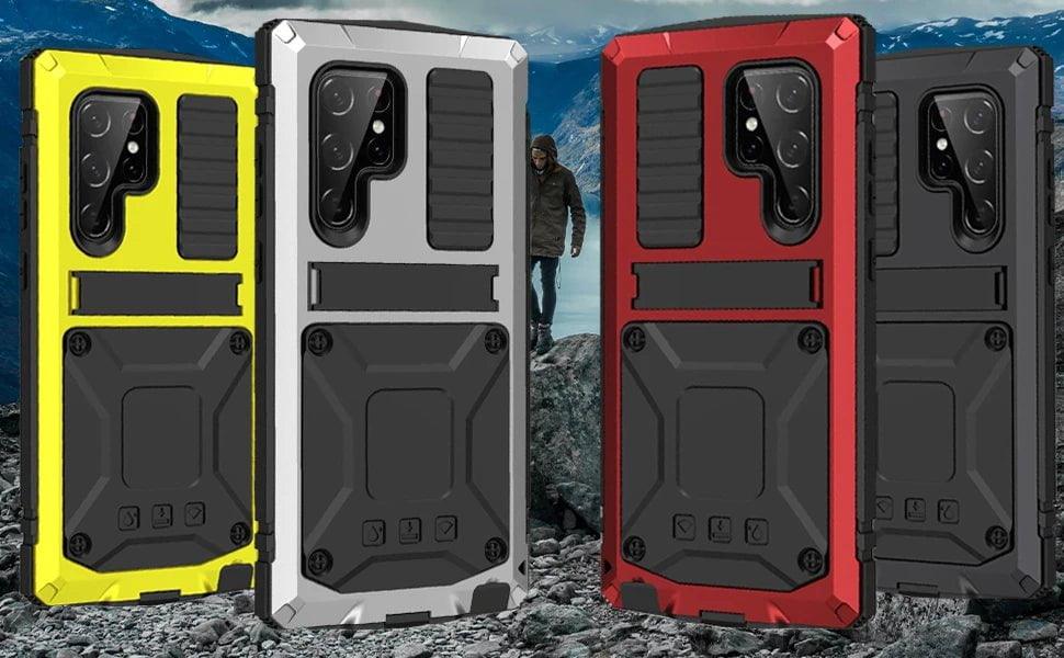 Samsung Galaxy S24 Plus Rugged Military-Grade Metal Case - Shockproof & Durable Protection for Outdoor, Work & Adventure