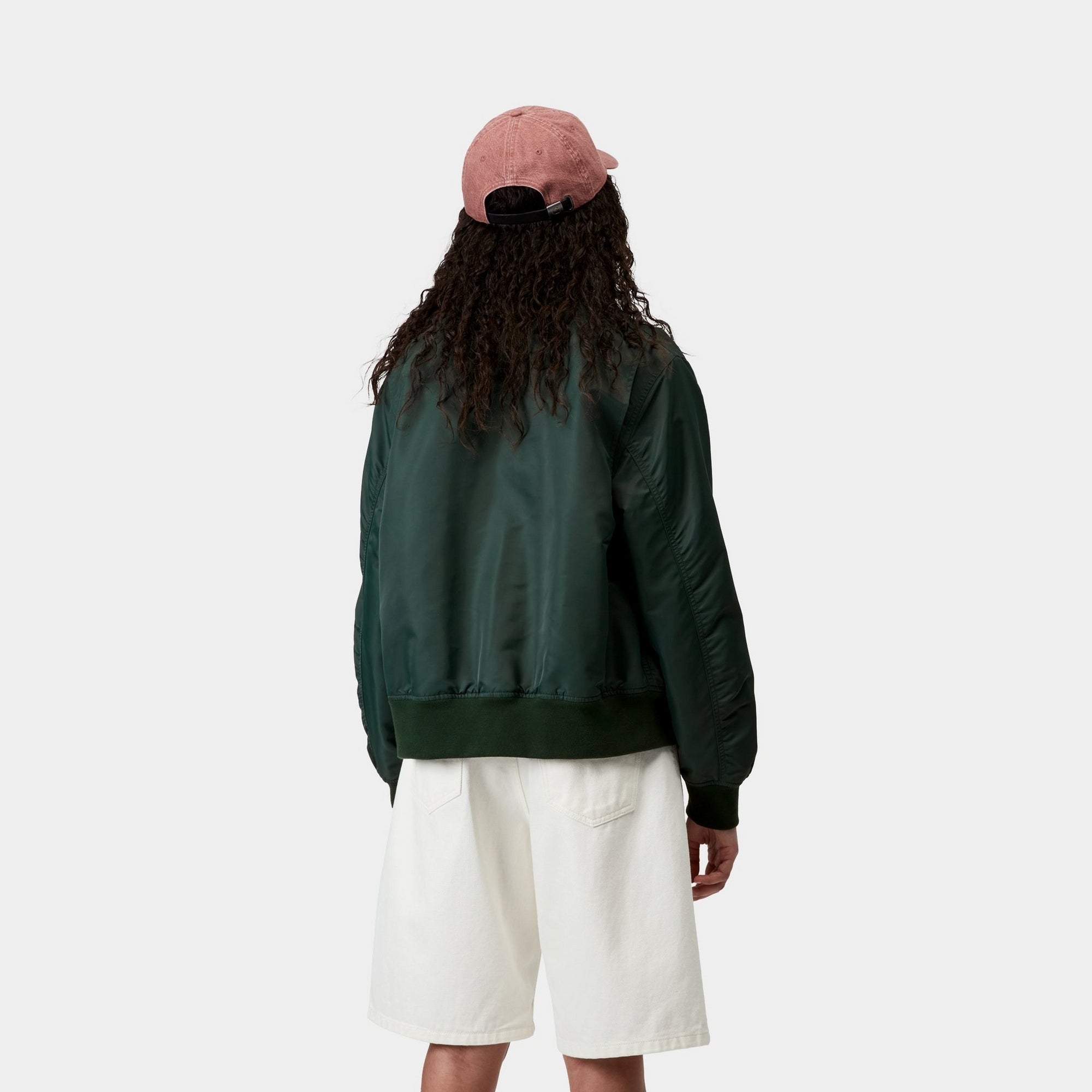 Women's Otley Bomber Jacket - Waterproof Lightweight Windbreaker for Outdoor Activities | Conifer Green Casual Winter Coat for Hiking, Travel & Daily Wear