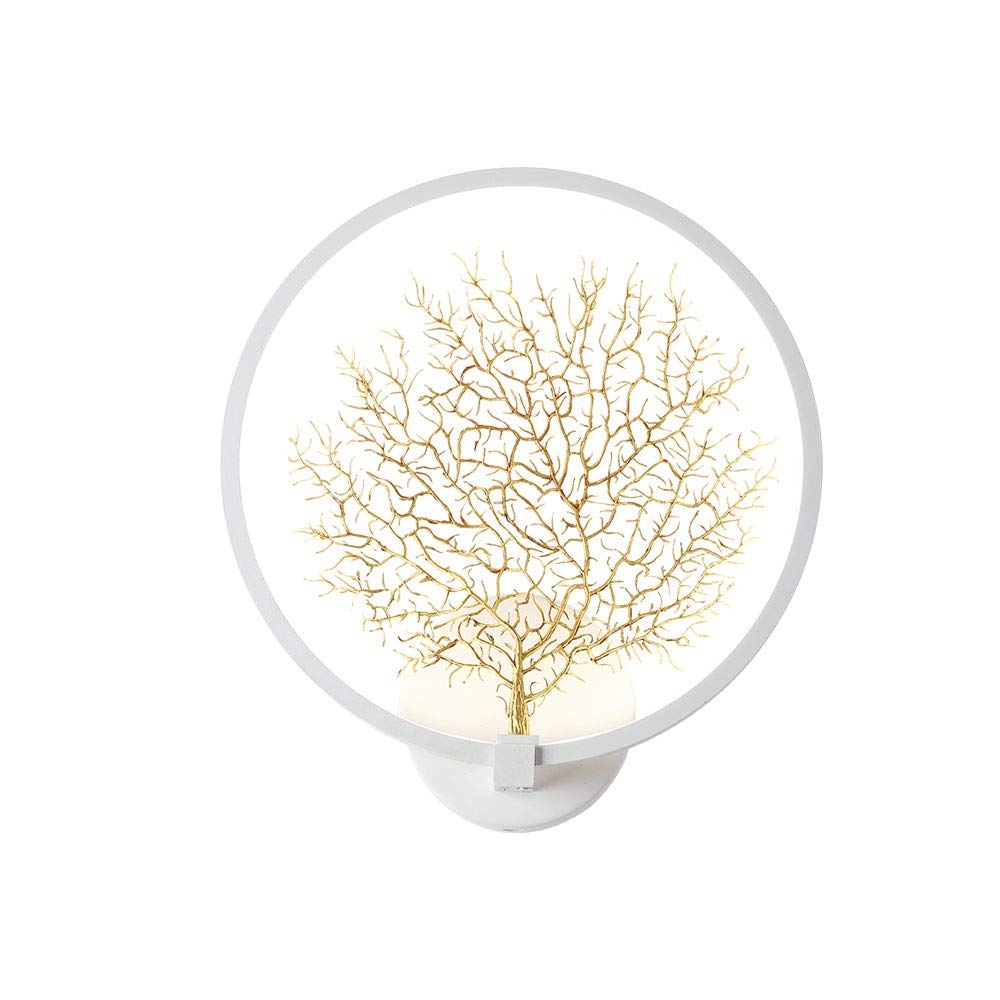 Nordic Style Wall Mounted Light - Creative Sea Tree Design LED Wall Lamp for Living Room, Bedroom, Hotel & Restaurant Decor | Energy Efficient Indoor Lighting for Homes, Villas, Bars & Reading Spaces