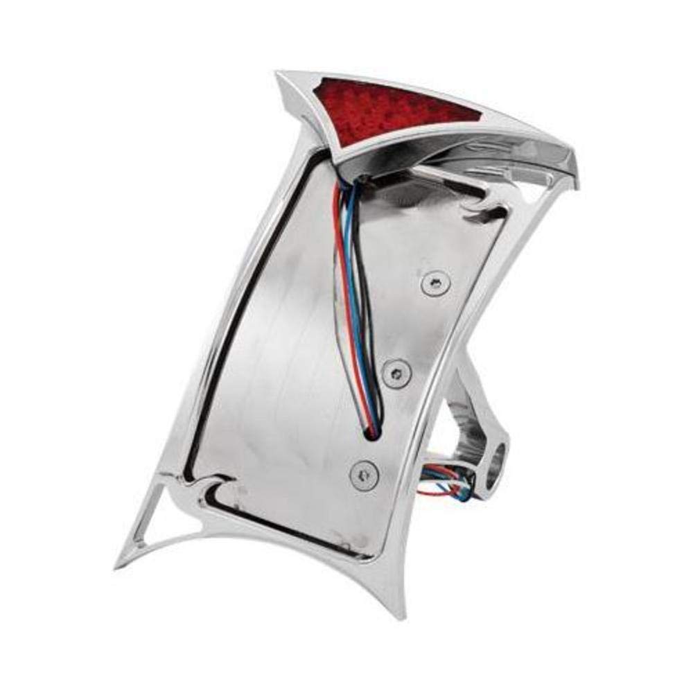 HardDrive P28-6806 LED License Plate Frame - 1 Pack, Curved Vertical Design for Cars & Trucks - Enhance Your Vehicle's Style at Night