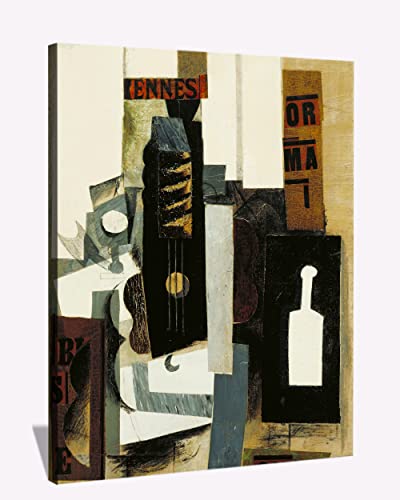 Glass Guitar and Bottle