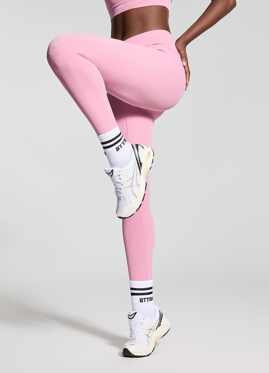 V Cut Scrunch Leggings for Women - High Waisted Yoga Pants with Booty Lifting Design - Perfect for Workout, Gym, Running & Lounge Wear