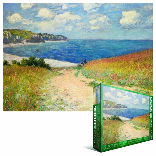 Eurographics 1000-Piece Jigsaw Puzzle - Monet's Path Through Wheat Field - Art Puzzle for Adults & Teens - Relaxing Home Activity & Gift Idea