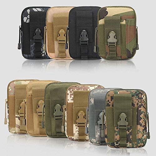ACU Camouflage Waterproof Nylon Messenger Bag - Men's Crossbody Chest Shoulder Pack for Running, Outdoor Sports & Casual Use | Durable Travel & Work Commute Backpack (One Size)