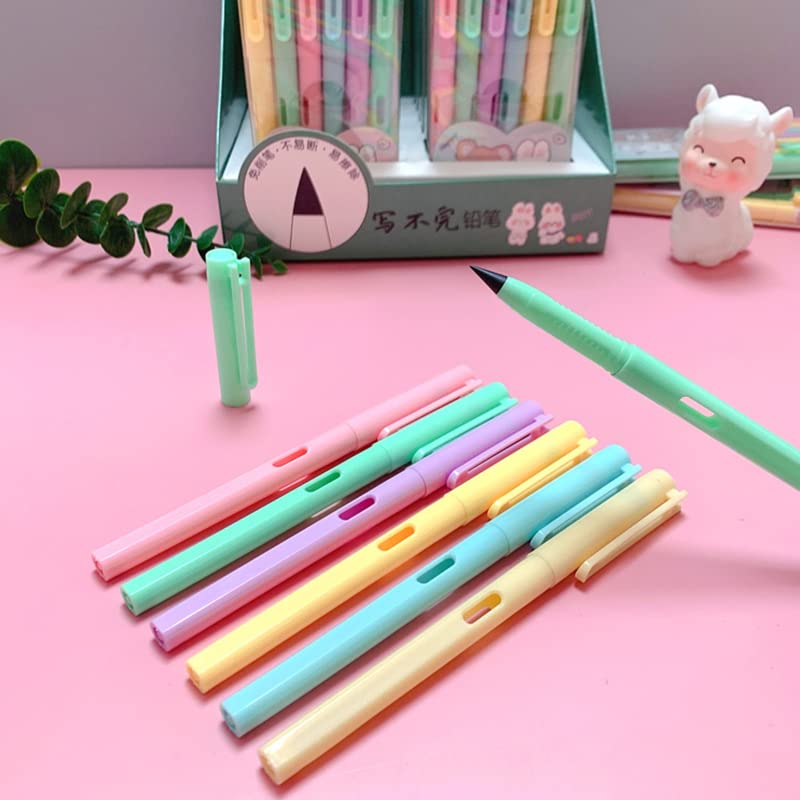1 Pack Random Color Eternal Pencil - No Ink Magic Writing Tool for Sketching, Drawing & Art | Reusable Infinite Pencil for Kids, Students & Artists | Perfect Gift for Writing, Doodling & Creative Projects