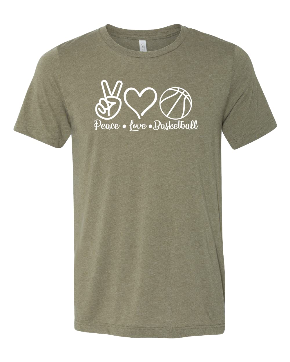 Peace Love Basketball Shirt - Premium Basketball Lover Tee for Team Players & Fans - Perfect Gift for Basketball Enthusiasts - Ideal for Games, Practice, and Casual Wear