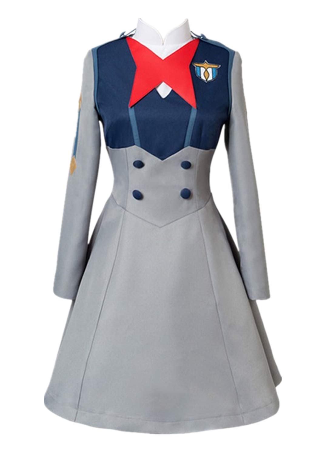 Ichigo Cosplay Costume from Darling in the FRANXX - Code 015 School Uniform Full Set for Halloween, Anime Conventions & Cosplay Events