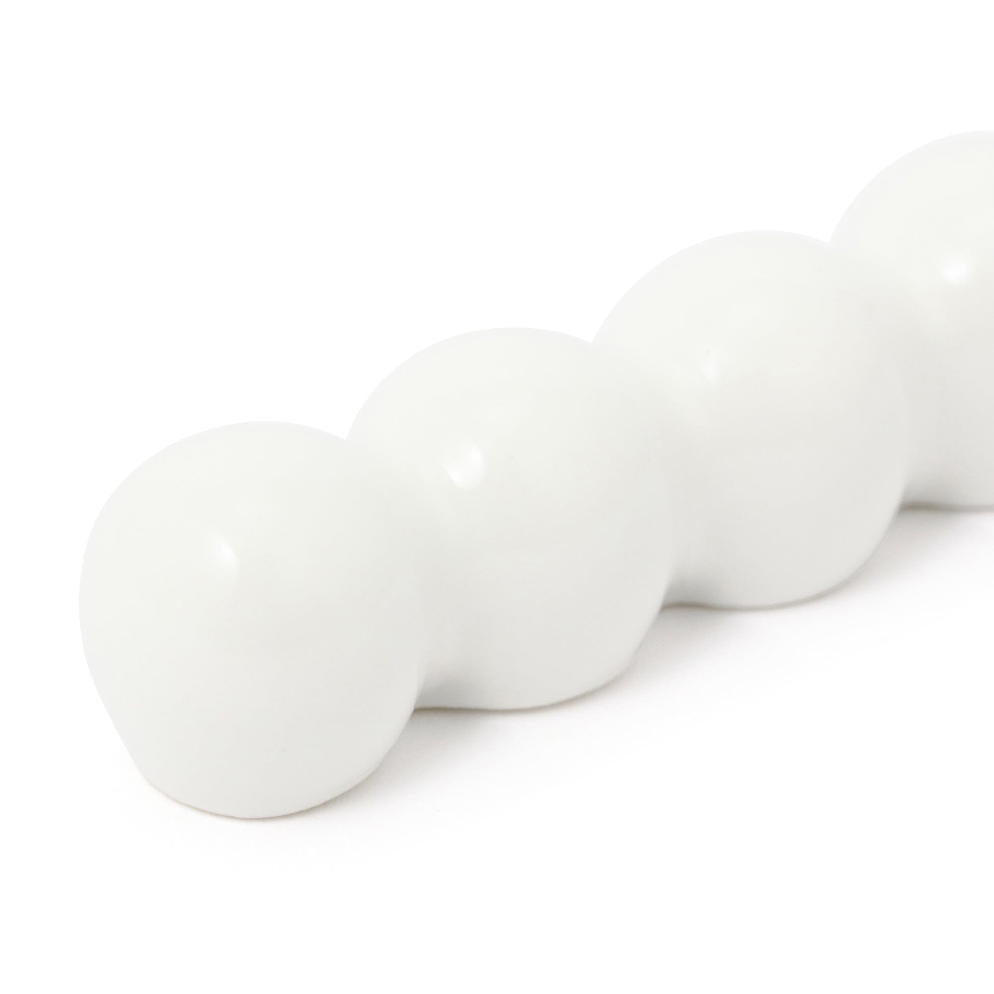 Pom Pom Chopstick Rests Set of 2 - White Ceramic Sushi Chopstick Holders for Japanese & Asian Dining, Perfect for Sushi Nights and Home Decor