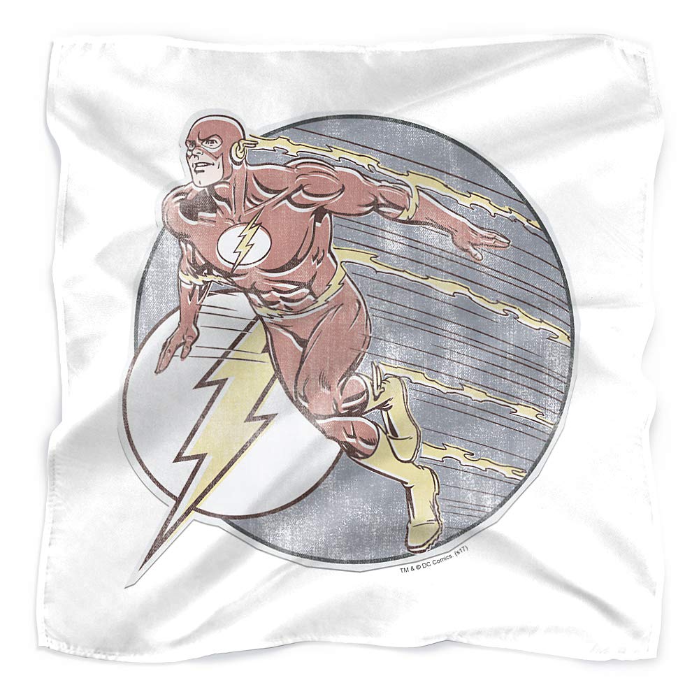 Retro Iron-On Flash Bandana - 21x21 Inches - DIY Custom Patches for Jackets, Bags & Costumes | Perfect for Cosplay, Gifts & Fashion Accessories