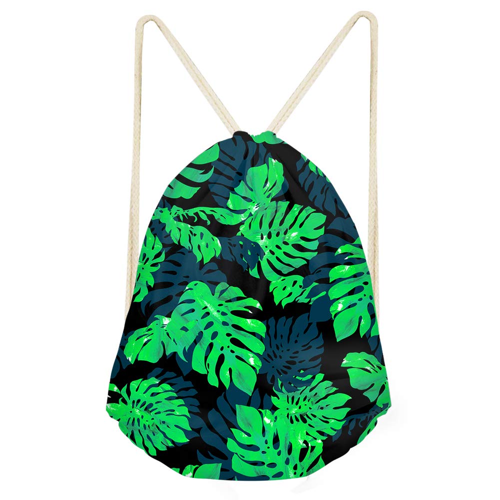 Hawaii Drawstring Backpack for Travel, Beach & Gym - Sunflower Print