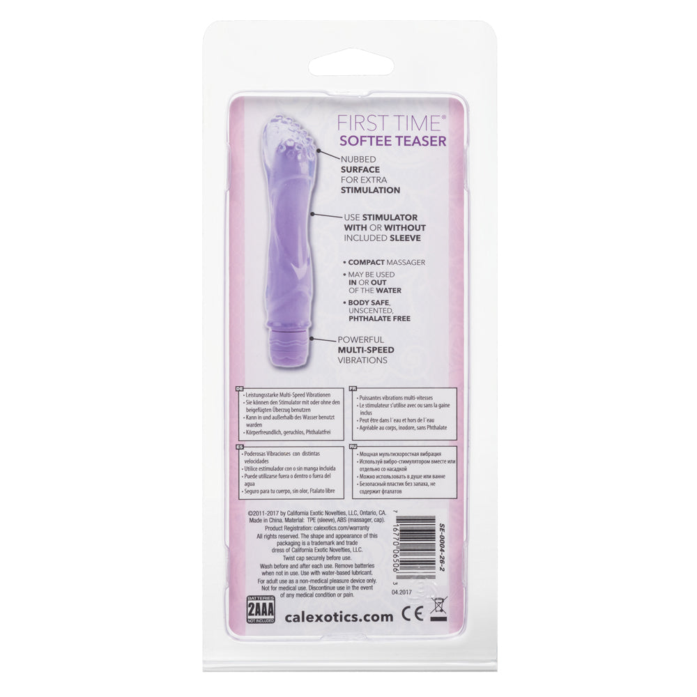 Premium Soft Silicone G-Spot Vibrator - First Time Teaser for Women - Perfect for Sensual Massage & Intimate Play at Home or Travel
