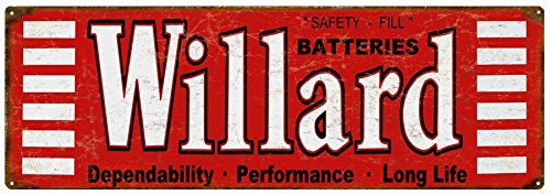 Willard Performance Batteries - Gas Station Sign for Auto Repair Shops
