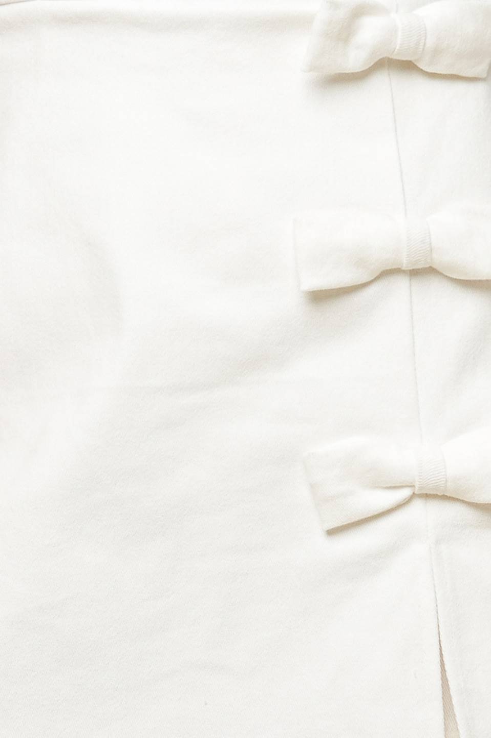 Open Minded White Denim Bow Trim Skort Romper - Stylish Summer Outfit for Casual Wear, Beach Trips & Date Nights