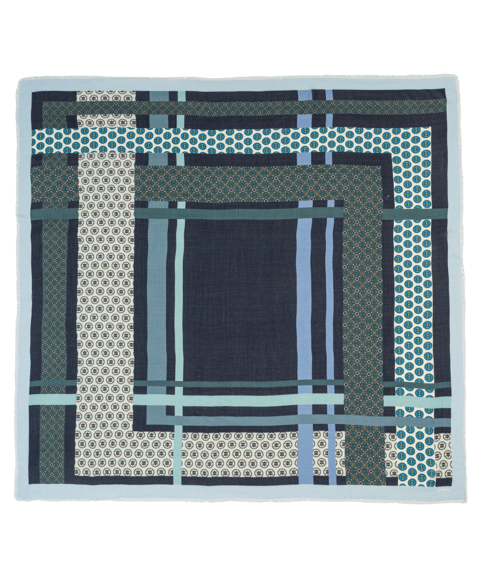 Stylish Foulard Patch Square Scarf for Women - Fashionable Silk-Like Accessory for Office, Travel, and Special Occasions
