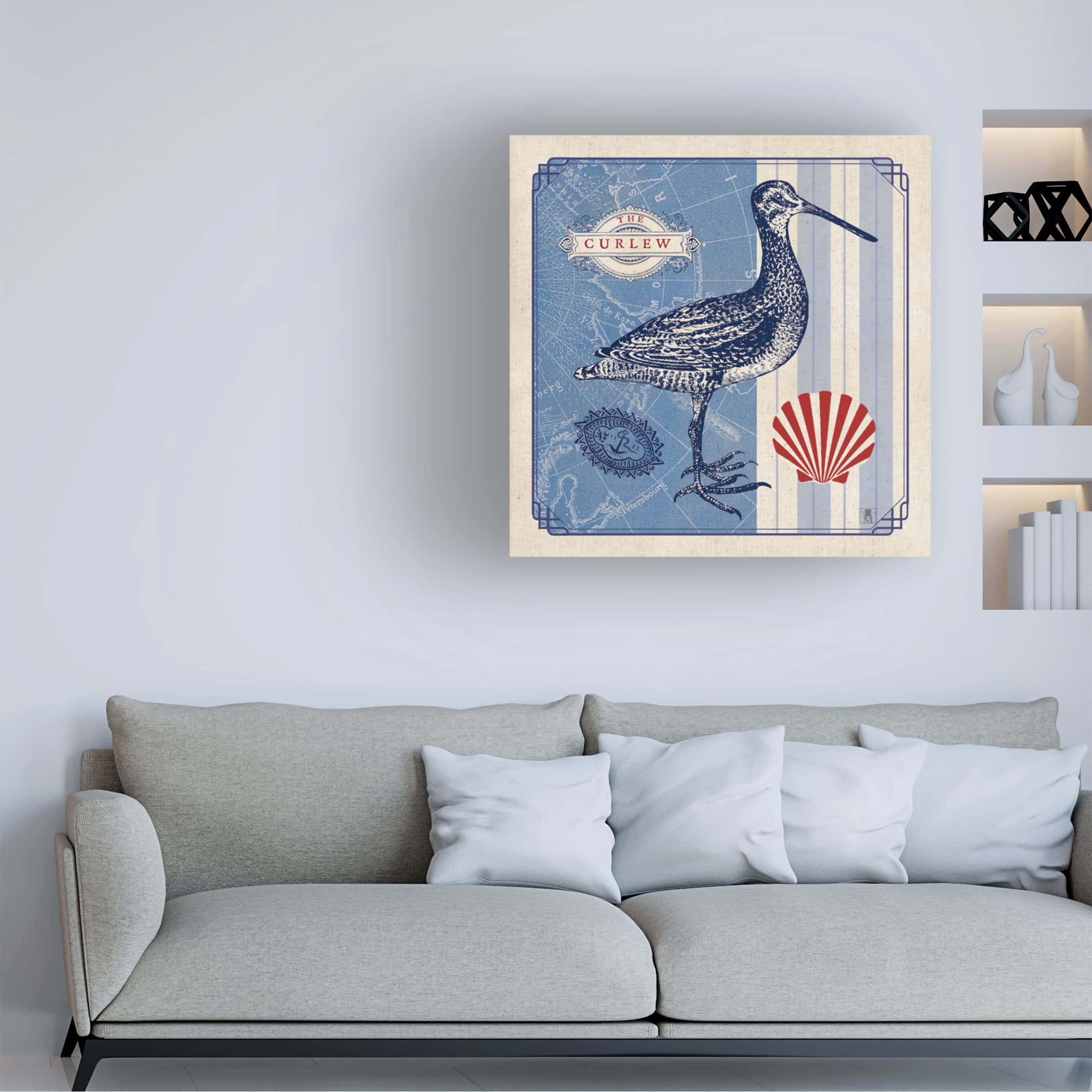 Avery Tillmon 'Dusk' Canvas Wall Art Print - Modern Landscape Painting for Living Room, Bedroom & Office Decor