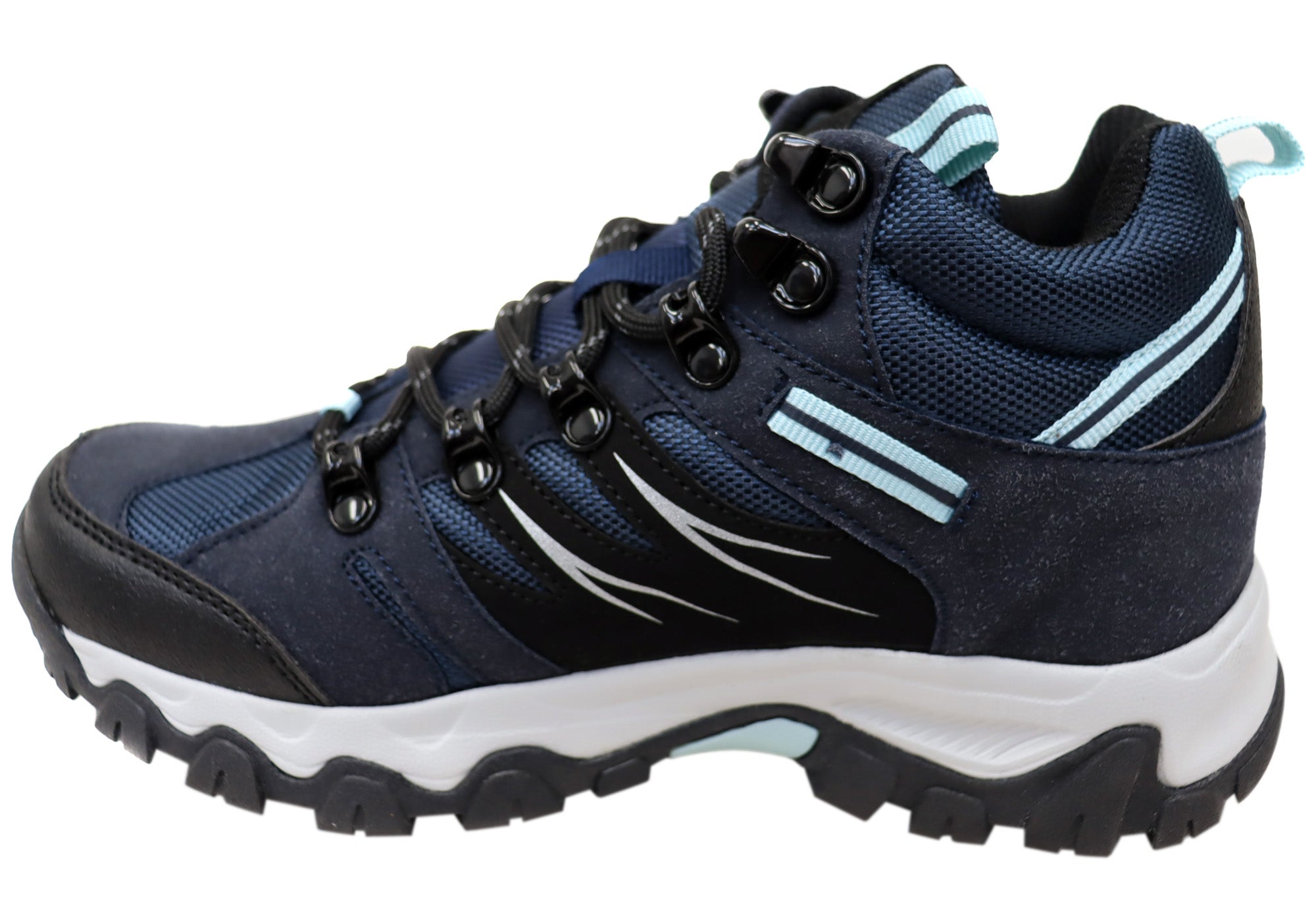Lightning Bolt Torri Women's Comfortable Lace-Up Hiking Boots - Waterproof Outdoor Trekking Shoes for Hiking, Camping & Trail Walking