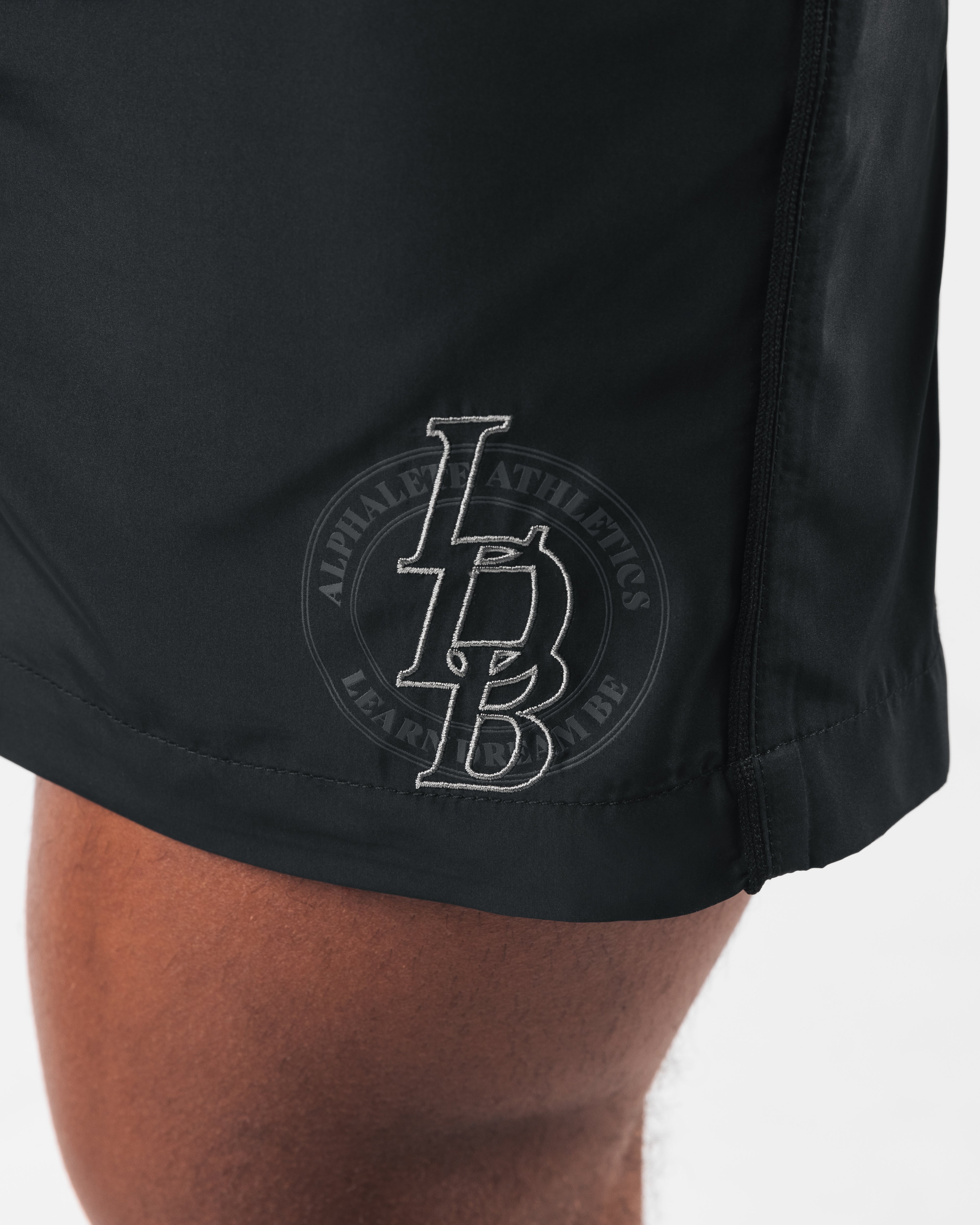 Men's Technical Swim Shorts - Quick Dry, UV Protection & Comfortable for Swimming, Surfing & Beach Activities - Black