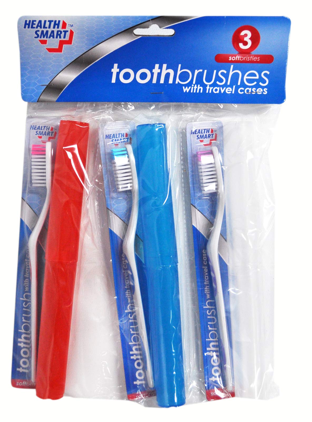 Portable Travel Toothbrush Set with Case - 3 Pack | Eco-Friendly BPA-Free Toothbrushes for Adults & Kids | Perfect for Camping, Gym, Office & On-The-Go Oral Care
