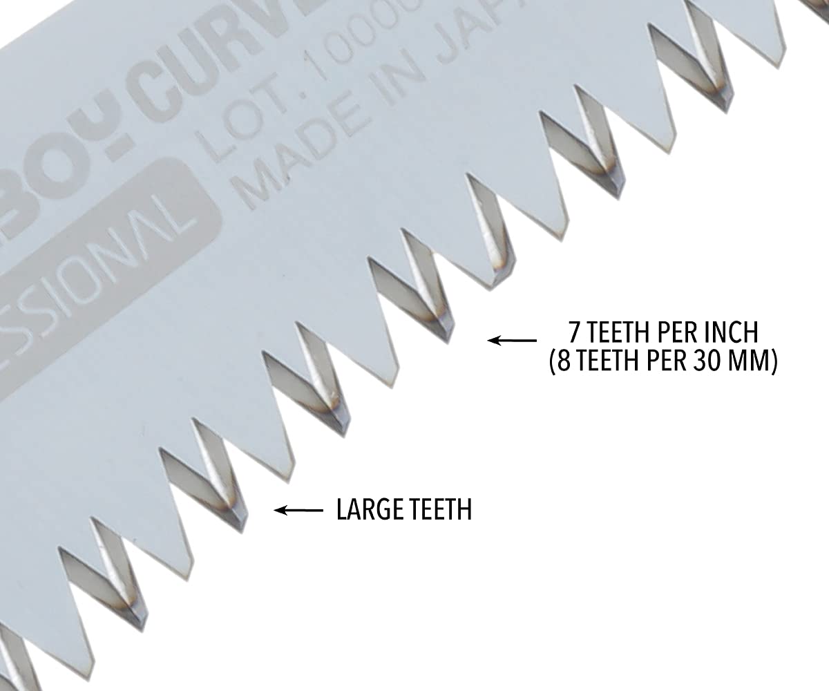 Silky Replacement Blade for PocketBoy Curve 170mm Large Teeth (727-17) - Professional Pruning Saw Blade for Gardening, Landscaping, and Tree Trimming