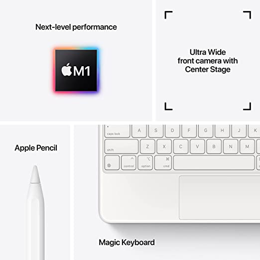 Apple iPad Pro 11-inch (3rd Gen) 256GB Wi-Fi Tablet - Space Gray (Model A2377) | 2021 Release | Powerful M1 Chip, Liquid Retina Display | Perfect for Work, Creativity & Entertainment