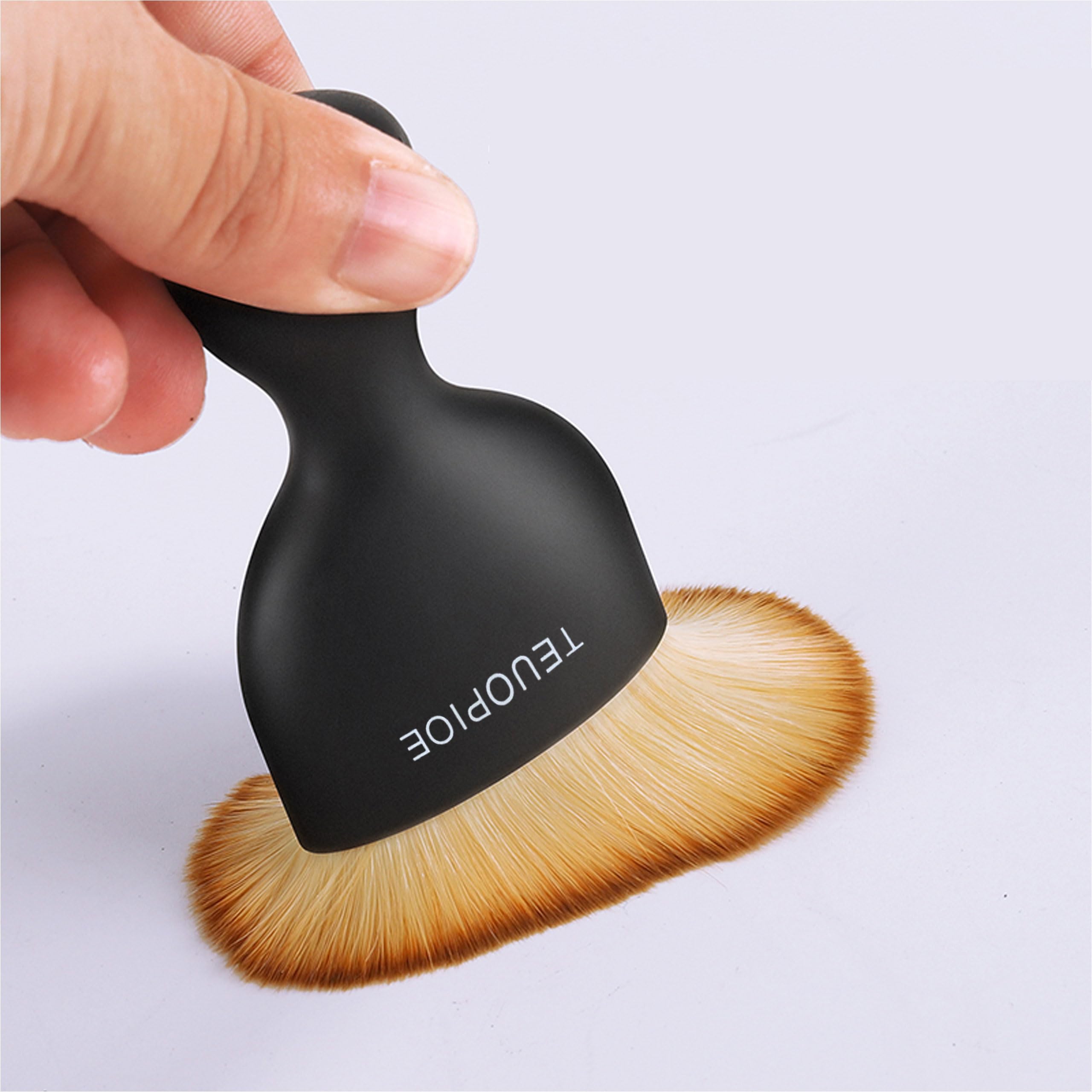 Premium Car Interior Cleaning Brush - Soft Hair Detailing Dusting Brush for Auto Vents, Dashboard & Seats | Car Detailing Tool for Interior Cleaning & Dust Removal (Brown) | Perfect for Car Maintenance & Professional Detailing