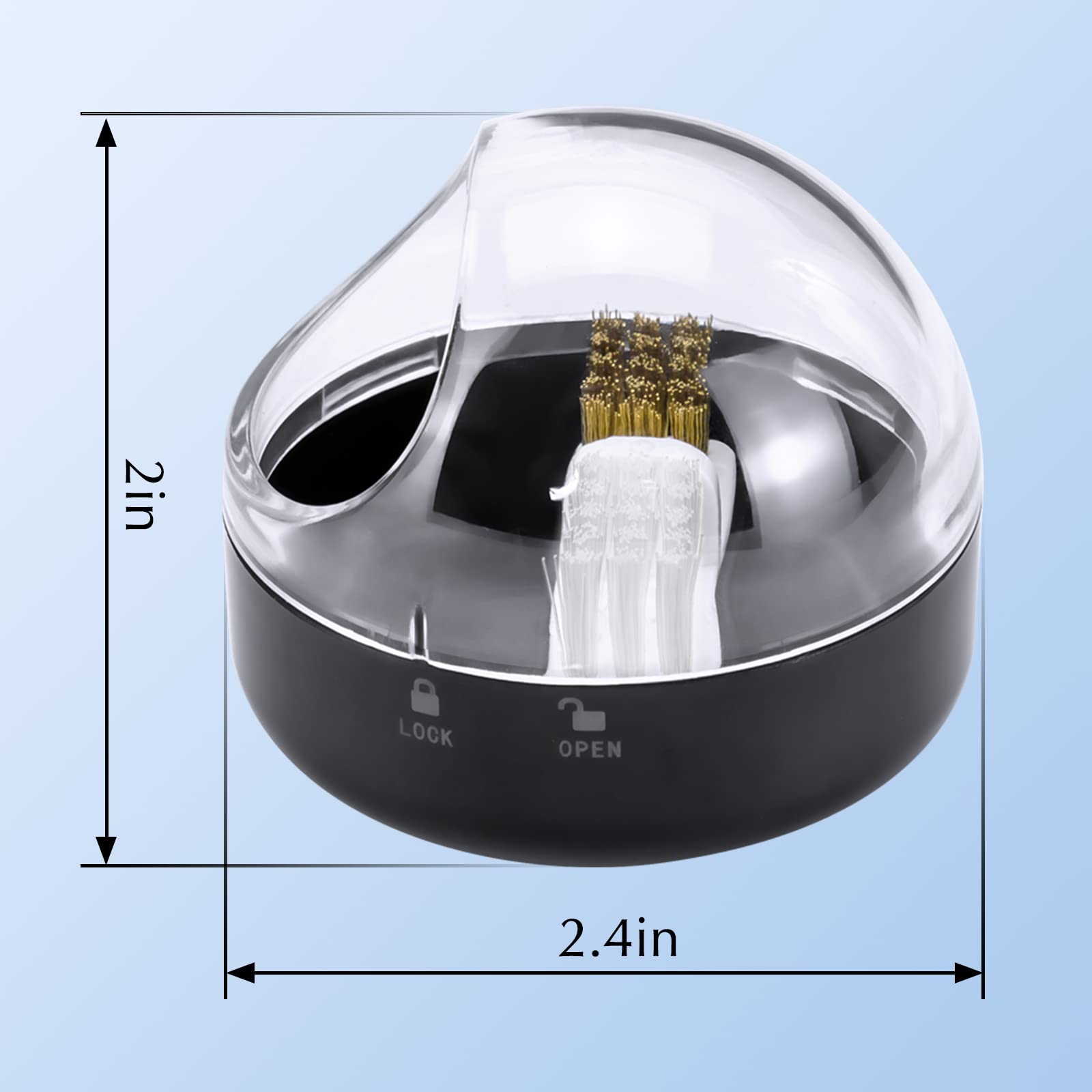 Professional Nail Drill Bits & Cuticle Cleaner Kit - Steel & Nylon Brush for Home & Salon Use