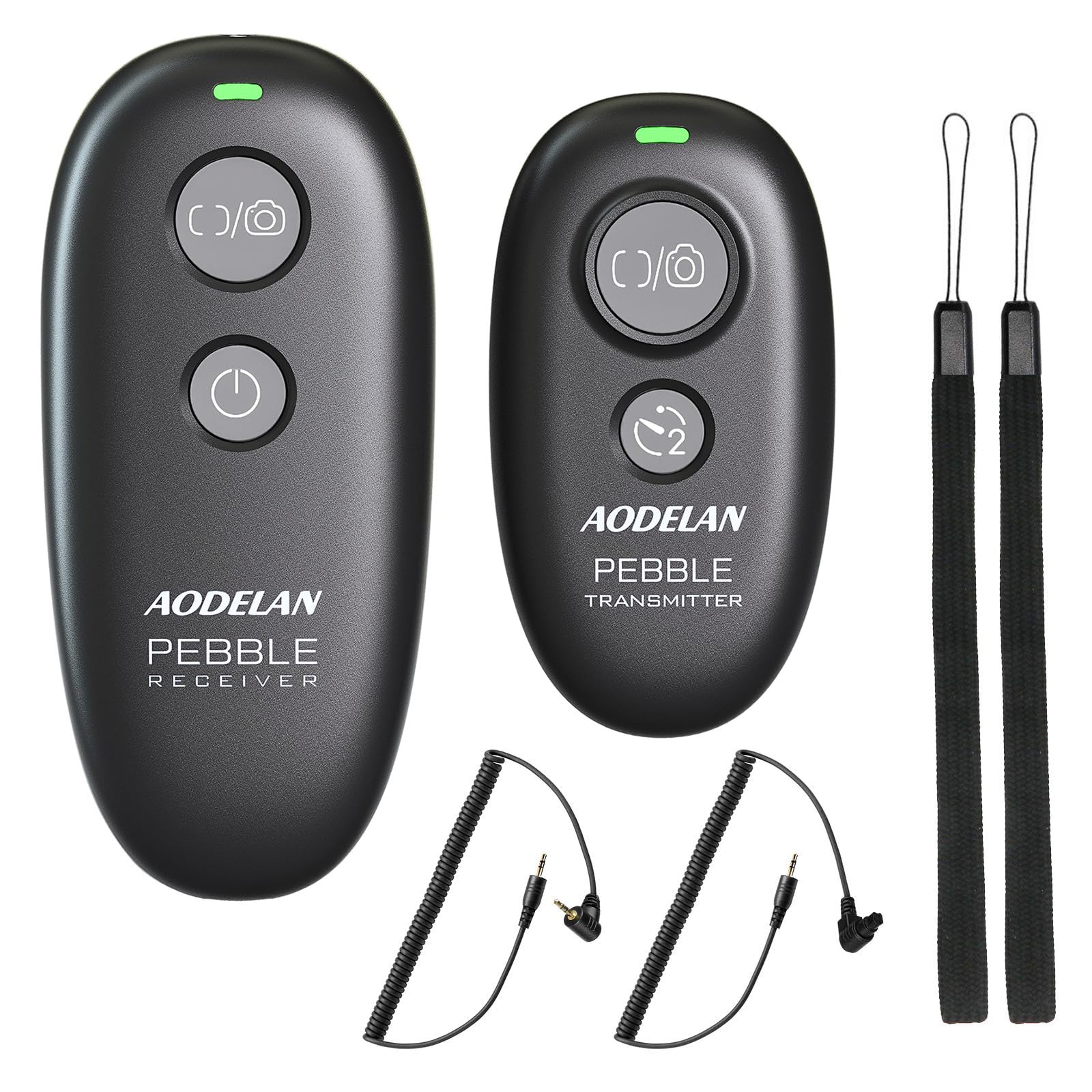 Wireless Shutter Release Remote Control for Canon EOS R5 C, R3, R6, 5D, Fujifilm GFX 50S II, Olympus E-M1 Mark III & E-M5 III | Replaces Canon TC-80N3, RS-60E3, Fuji RR-100, Olympus RM-CB2 | Perfect for Time-Lapse, Group Photos & Hands-Free Shooting