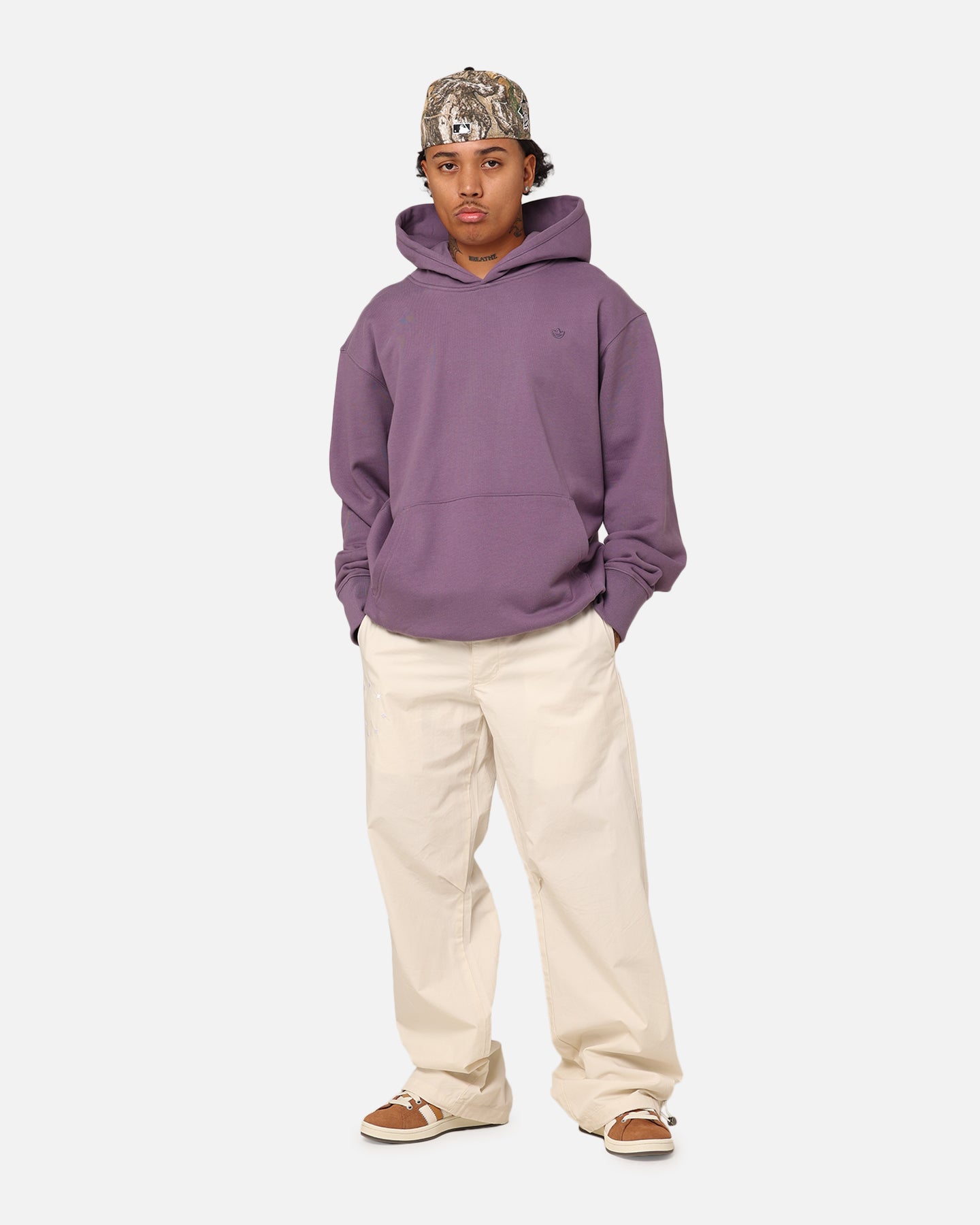 Adidas Adicolor Contempo French Terry Hoodie for Men & Women - Shadow Violet | Comfortable & Stylish Casual Wear for Gym, Running, and Everyday Outfits