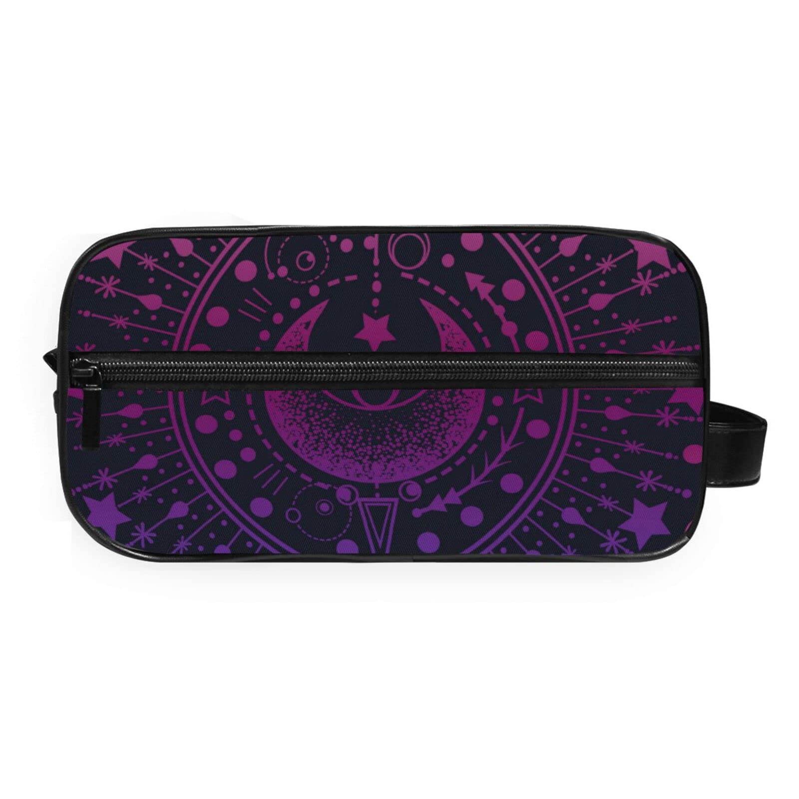 **Moyyo Moon and Stars Travel Toiletry Bag - Waterproof Hanging Cosmetic Organizer for Women, Men & Kids - Perfect for Camping, Gym, Beach & Vacation**