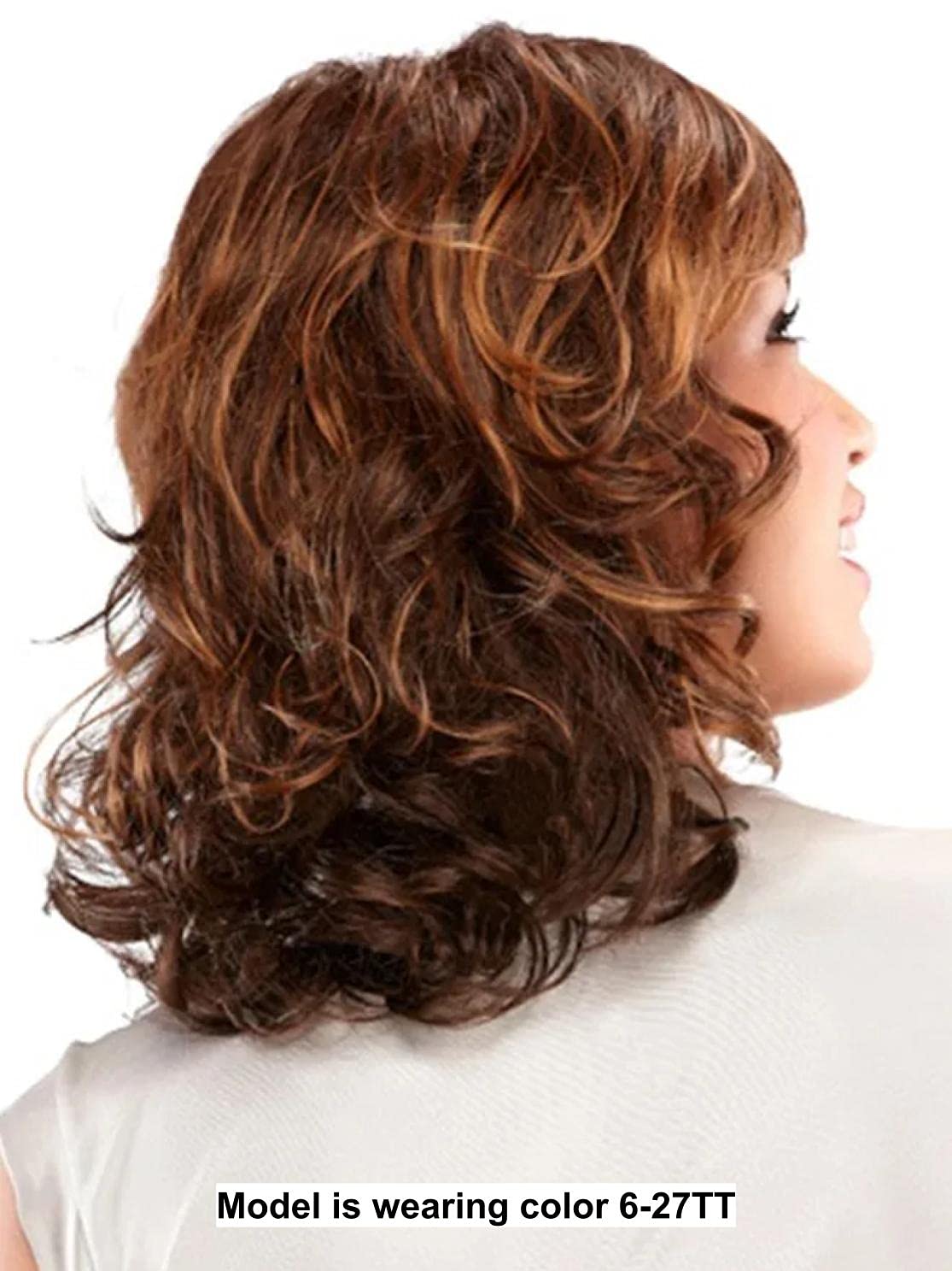 Jon Renau Jessica Wig Bundle - 4 Items (FS10 Color) with Christy's Wigs Q&A Booklet, BeautiMark Synthetic Shampoo & Wide Tooth Comb | Perfect for Daily Wear, Cosplay & Hair Loss Solutions
