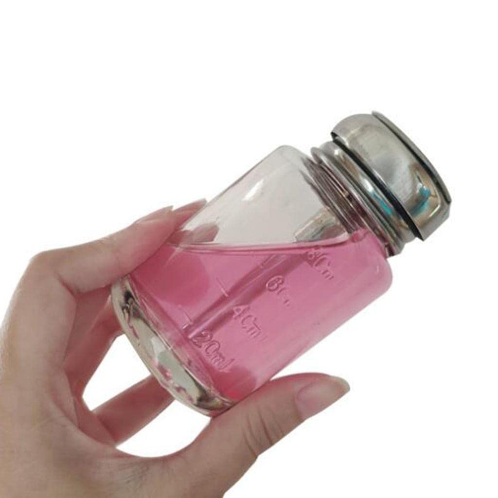 Jojomis 4-Size Empty Glass Pressure Bottle Set - Essential Oil Dispenser, Alcohol Spray Vials for DIY, Travel & Home Use