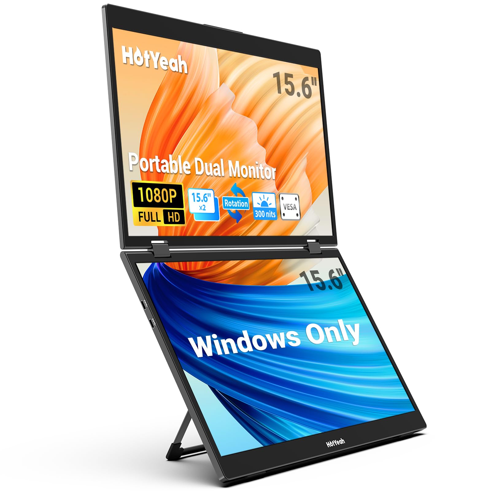 HotYeah Triple Laptop Screen Extender - 15.6