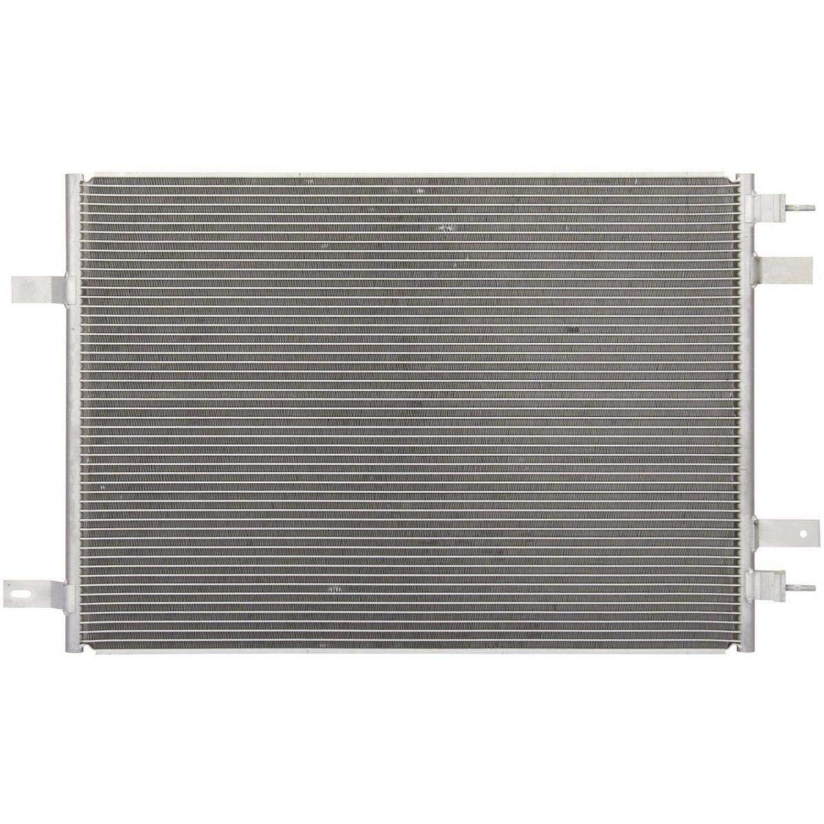 1PC All Aluminum AC Condenser for Ford F250 F350 F450 F550 Super Duty 2008-2015 - Replacement Without Oil Cooler - Perfect for Truck AC Repair & Summer Cooling Maintenance