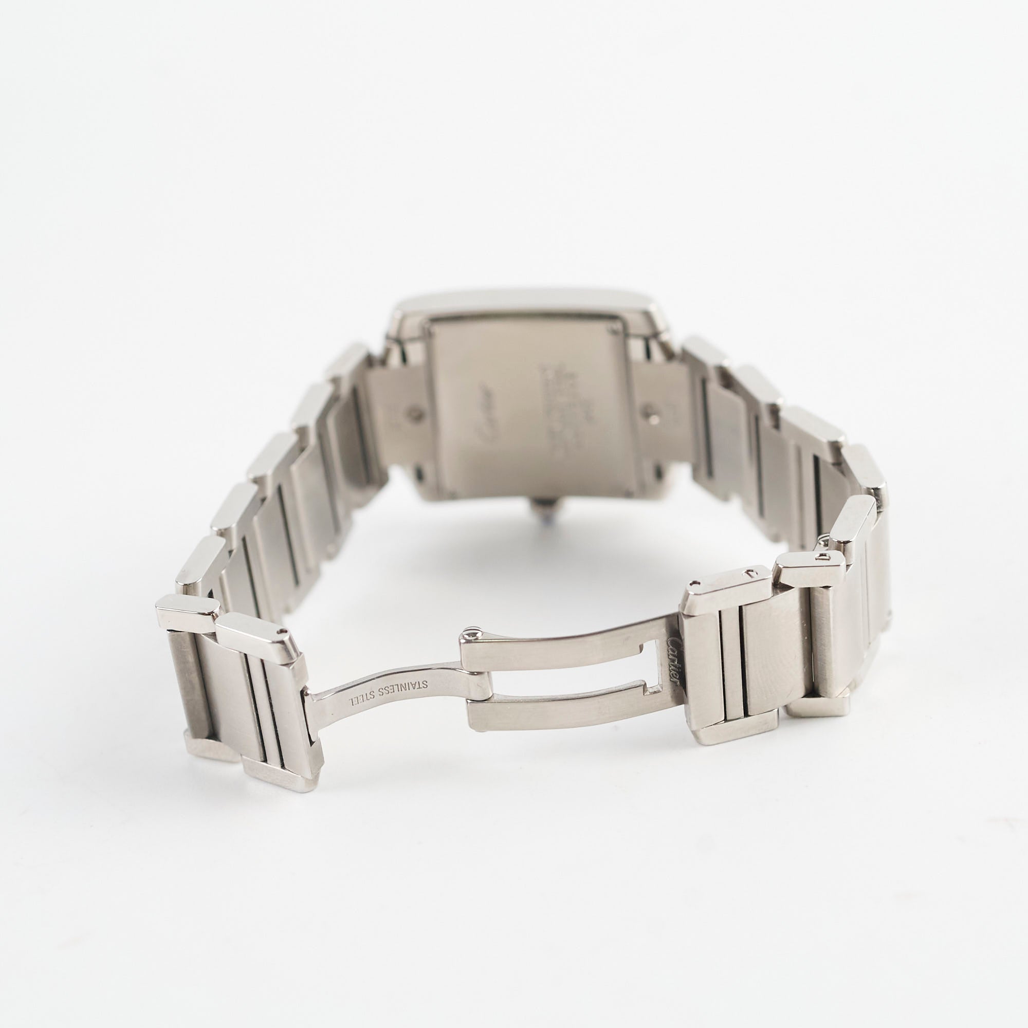 Cartier Medium Tank Francaise 27mm Stainless Steel Watch W51011Q3 - Luxury Women's Dress Watch for Business & Formal Occasions
