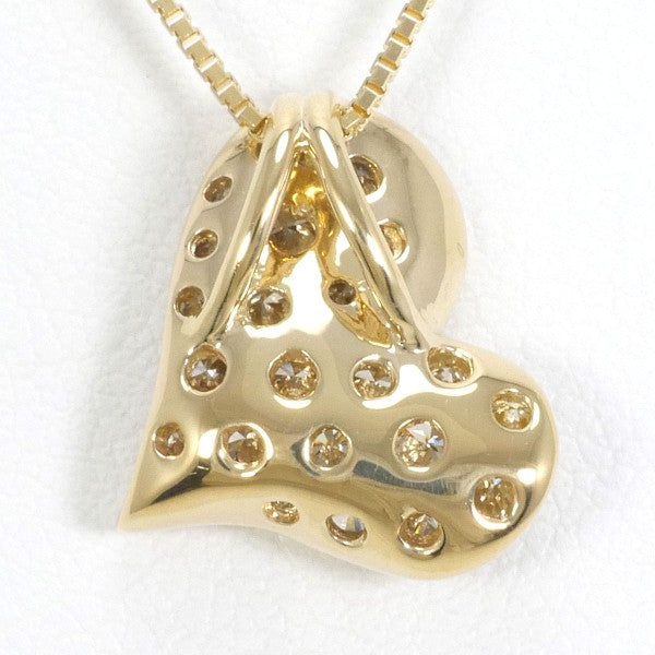 18K Yellow Gold Brown Diamond Necklace for Women - Elegant Jewelry Gift for Anniversary, Birthday & Special Occasions