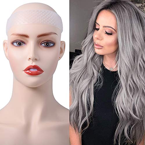 Non-Slip Transparent Silicone Wig Grip Band for Women - Invisible Hair Accessory for Secure Wig Hold During Workouts, Cosplay & Daily Wear