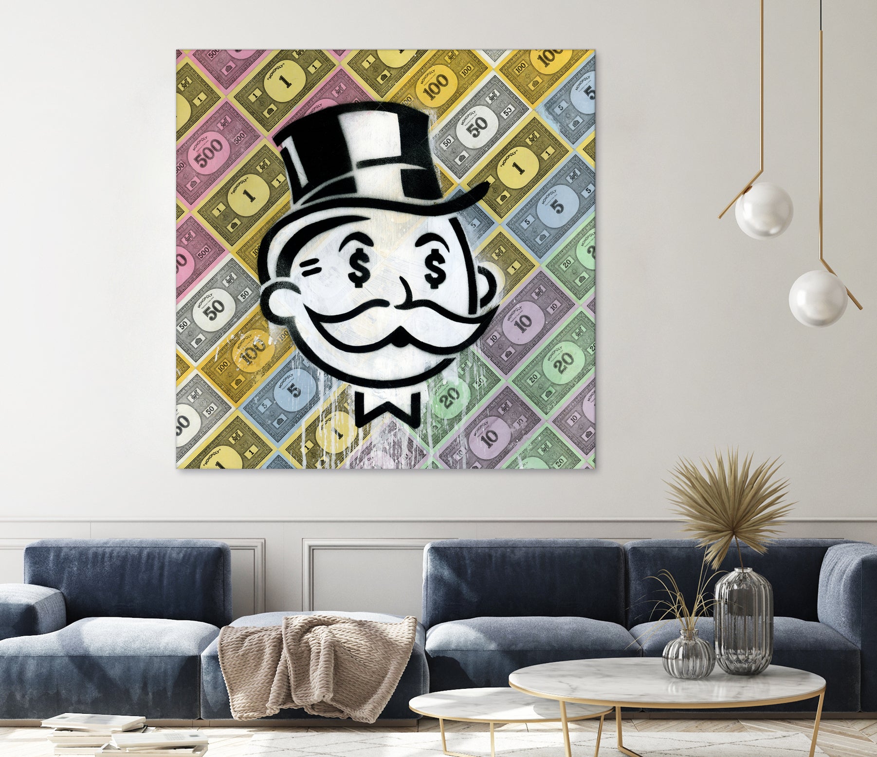 Another Day Another Dollar - Motivational Quote Wall Art for Home & Office Decor - Perfect for Inspiring Workspaces and Daily Encouragement