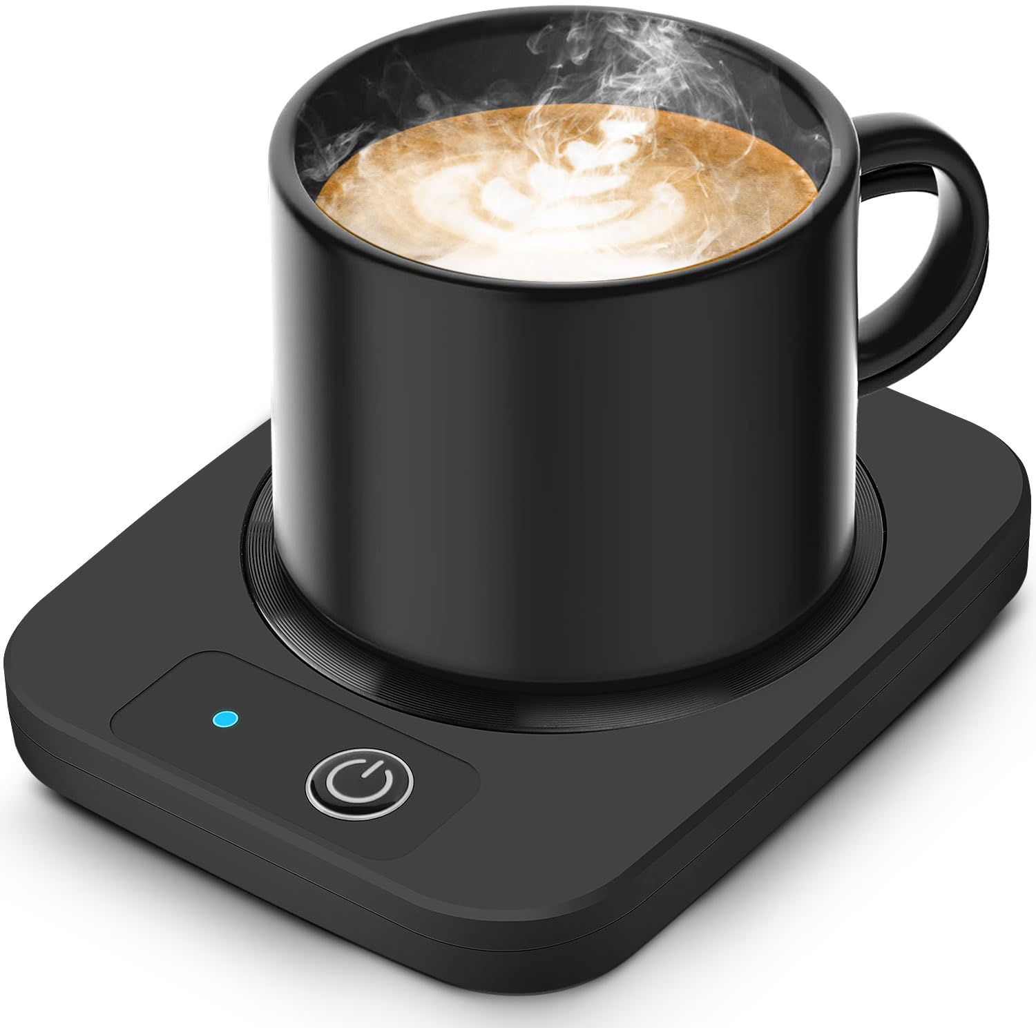 Electric Coffee Mug Warmer with Aluminum Panel - 131℉ Beverage Warmer for Coffee, Tea, Milk & Cocoa | Candle Warming Plate | Perfect Easter Gift for Coffee Lovers | Ideal for Office, Home & Dorm Use