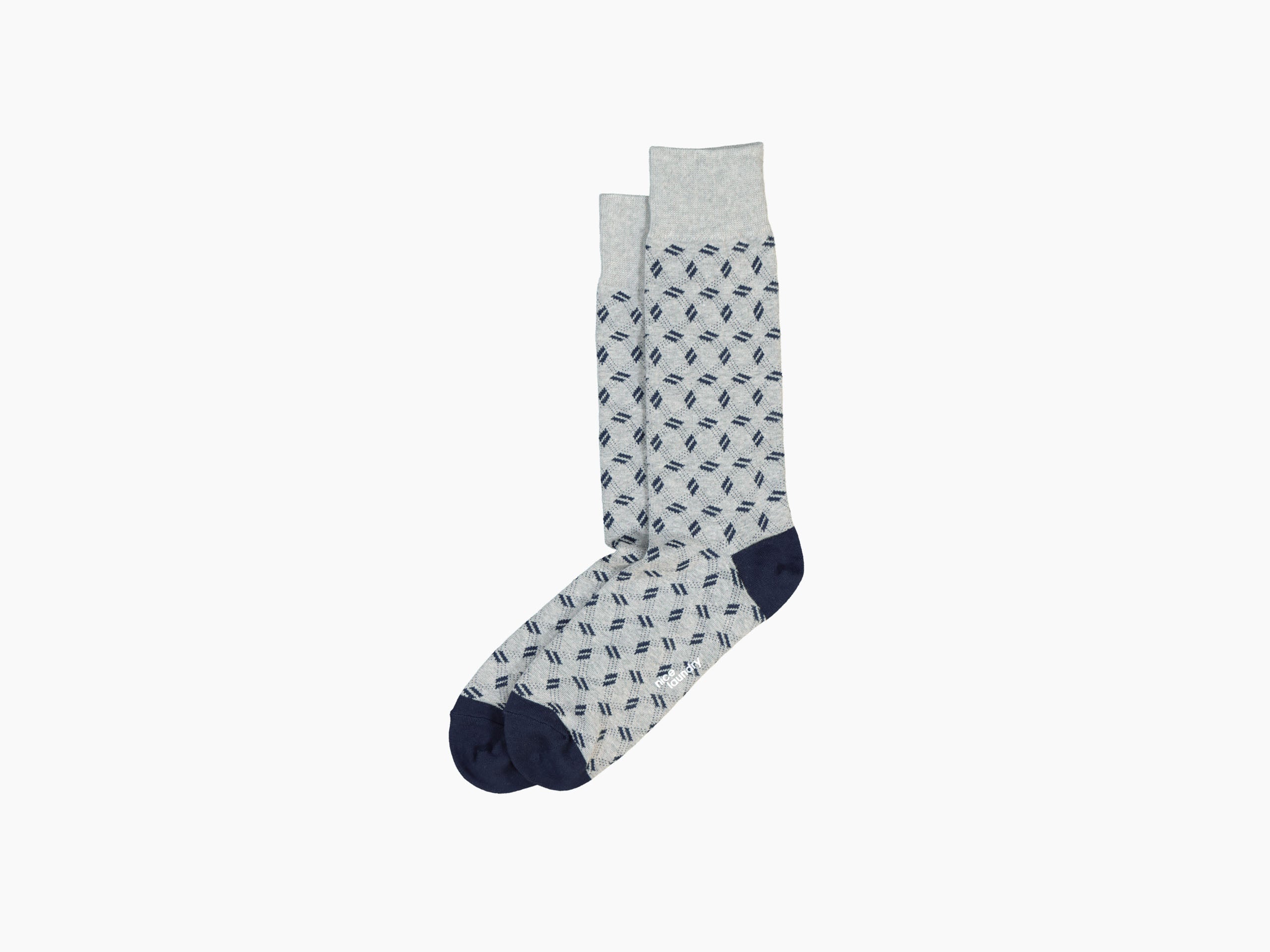 Lattice Grey/Navy - Stylish and Durable Home Decor for Living Room, Bedroom, or Office - Perfect for Modern Interior Design