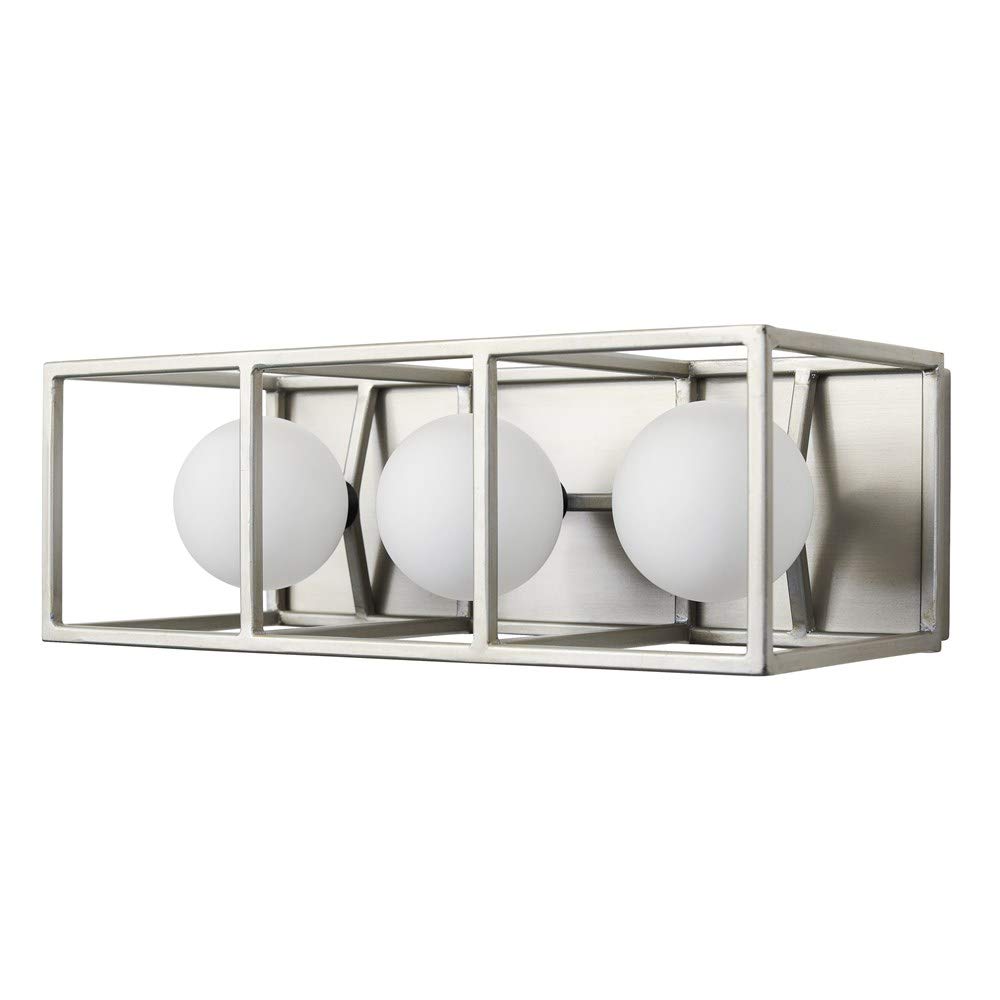 325B03SOCB Plaza Vanity Mirror for Silverado & Carbon - Premium Vanity Mirror with Adjustable Lighting for Home, Salon, and Makeup Studio Use