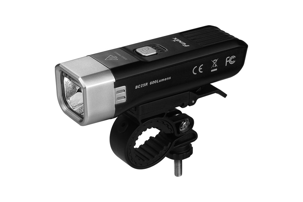 Fenix BC25R Rechargeable LED Bike Light - 1600 Lumens, Waterproof Cycling Headlight for Night Riding, Mountain Biking & Commuting