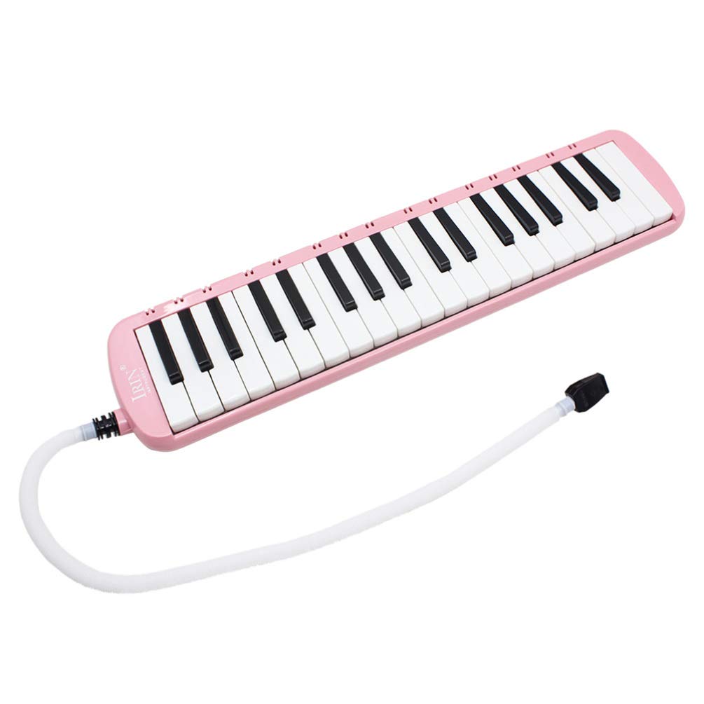 37-Key Portable Keyboard Piano with Vocoder - Musical Toy for Kids & Toddlers - Green & Pink Melodion Pianica - Perfect for Home, School & Travel Music Learning