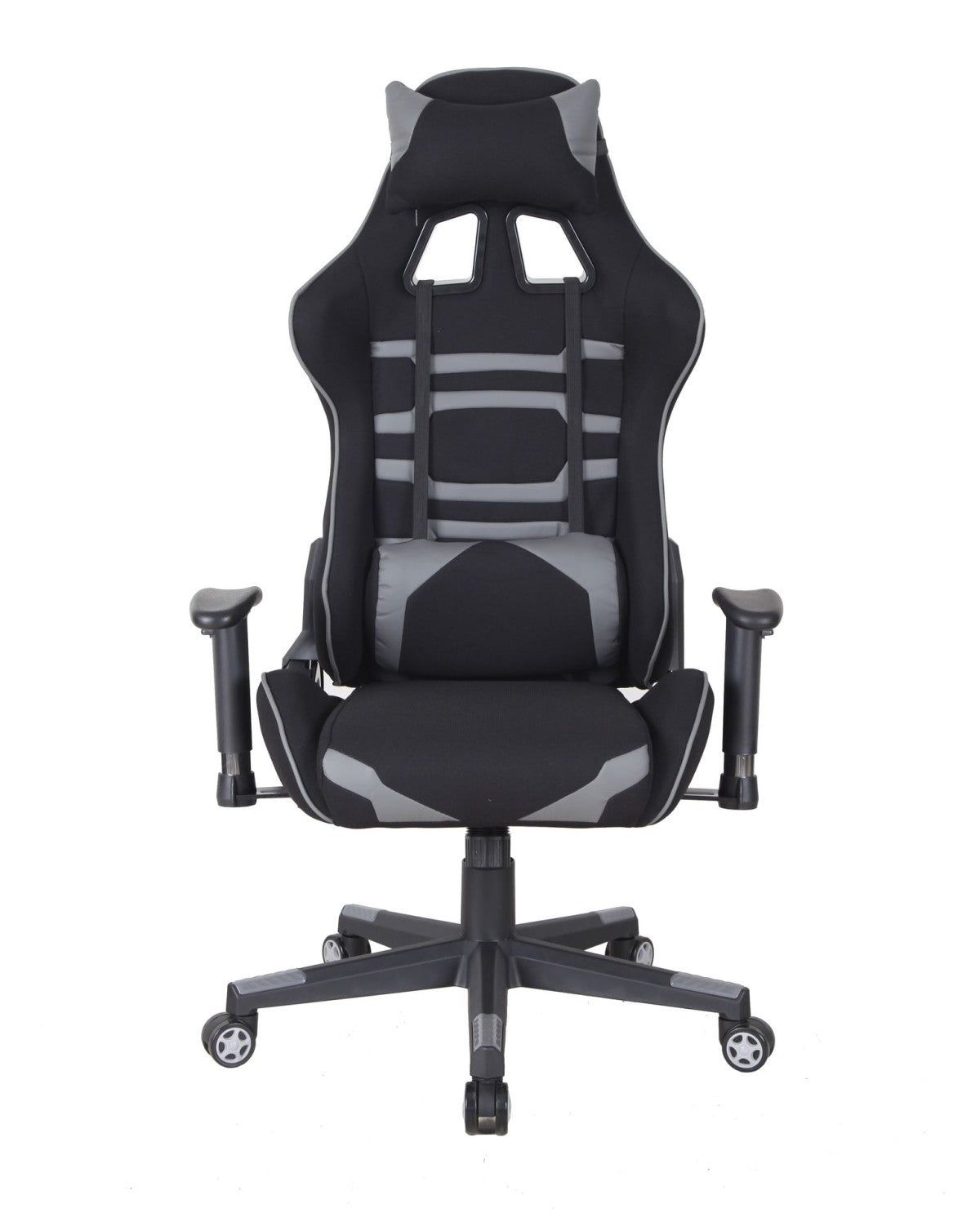 Premium Gaming Desk & Chair Set - Ergonomic Grey/Black Computer Desk with Comfortable Chair for PC & Console Gamers - Perfect for Home Office, Gaming Room & Streaming Setup