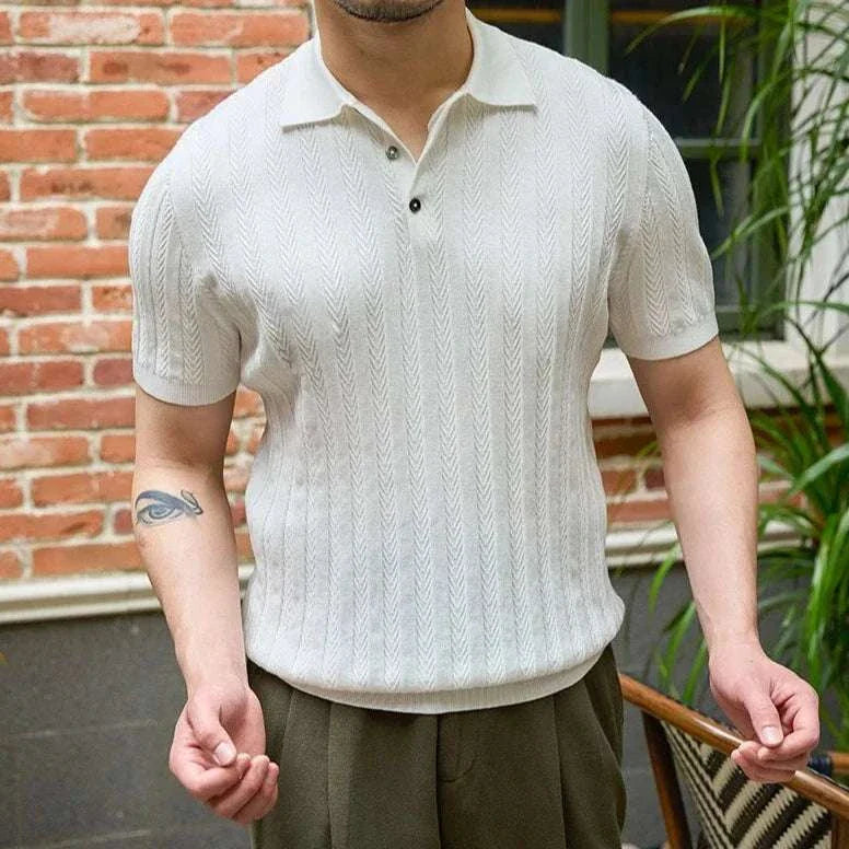 Spring Gentleman English T-Shirt - Stylish Casual Wear for Men | Perfect for Office, Outings & Everyday Comfort
